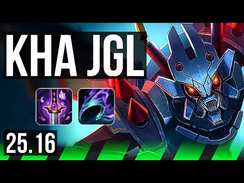 KHA'ZIX vs SYLAS (JGL) | 10/0/4, Legendary | KR Master | 25.16