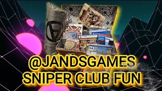Sniper Club strikes again over at @jandsgames_ Come check out this 4-boxer with me!