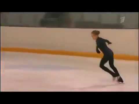 Alexandra Trusova (RUS) - 4T-3T-1Eu-3S-1Eu-3S-1Eu-3S (In Practice)