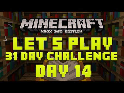 Minecraft Xbox 360 ★ 31 Day Let's Play Challenge ★ Enchanted Books Episode 14