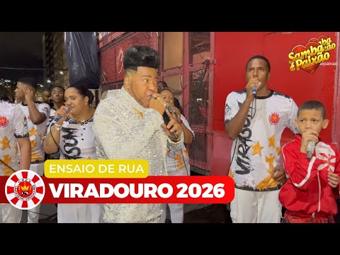 Unidos do Viradouro 2026 | 1º Ensaio de Rua Completo (4K)