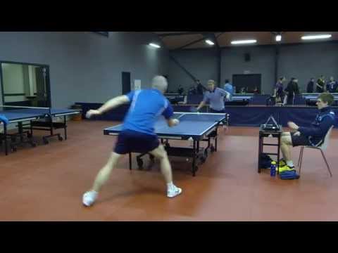 150117 VM Ping Pong Kval, Kent Helberg - Ronni Gravesen