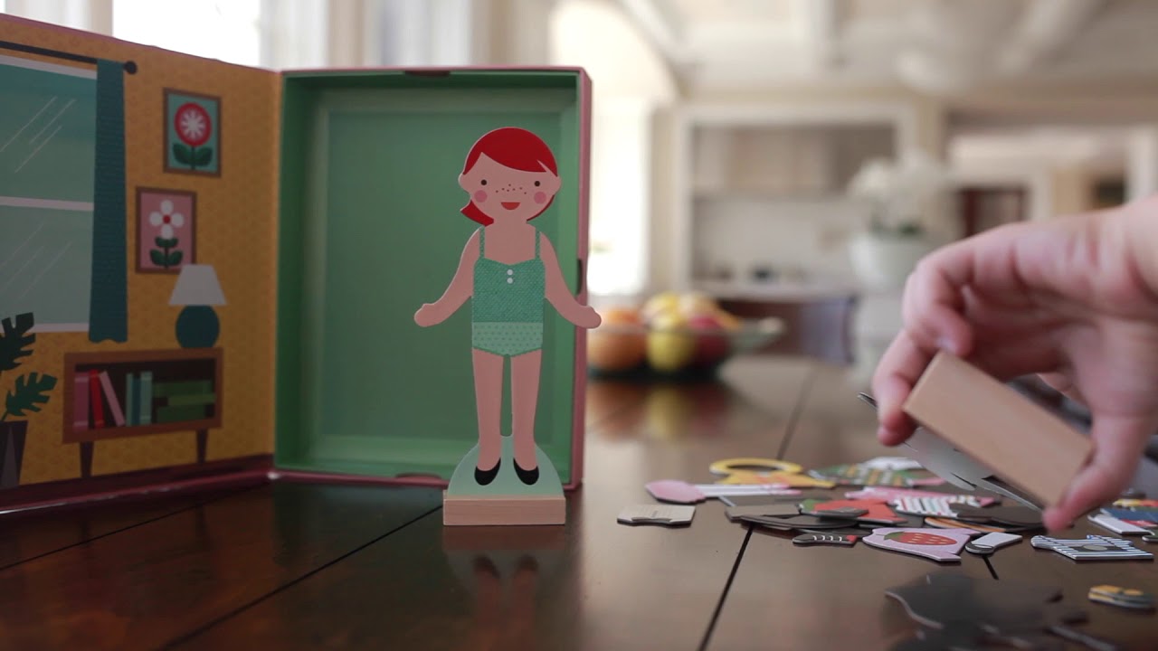 Petit Collage Magnetické puzzle - Nejlepší kamarádky