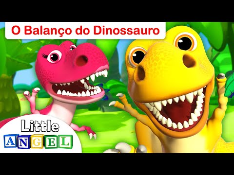 O Balanço do Dinossauro! | Vídeo Infantil | Little Angel Português