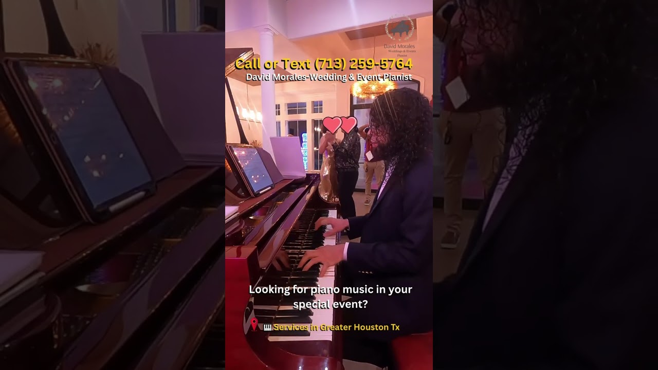 Promotional video thumbnail 1 for David Morales Wedding & Event Pianist