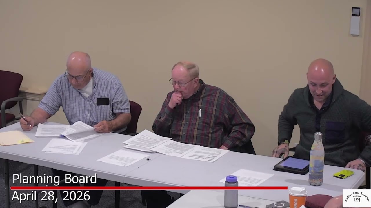 From the Planning Board