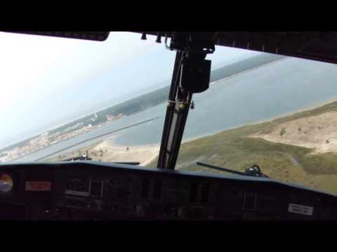Scooping of a French Canadair in Aveiro river - Portugal - AGO 2013