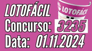 Lotofácil de Hoje, LOTOFÁCIL de hoje 1/11, Resultado Lotofácil de hoje,