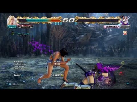 Nina vs Kunimitsu Ground break combos