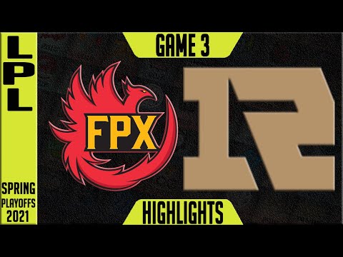 FPX vs RNG Highlights Game 3 | LPL Playoffs GRAND FINAL Spring 2021 | FunPlus Phoenix vs Royal