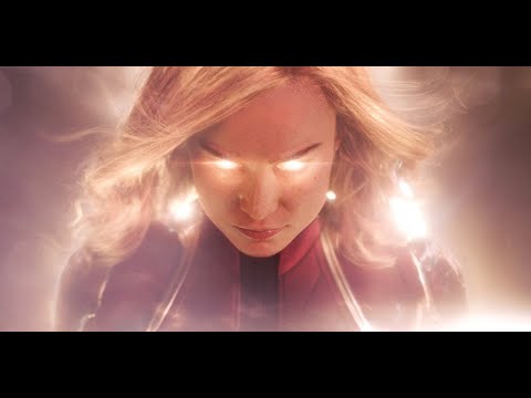 Captain Marvel destroying Ronan's ships in her full power mode |AfterClips|