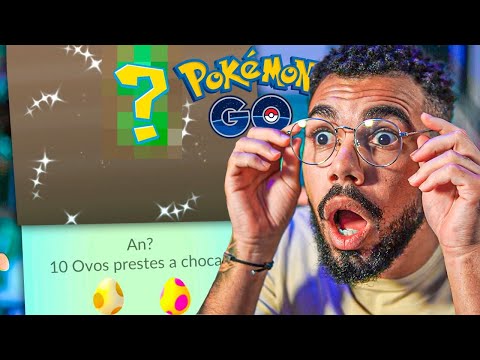 CHOQUEI 5.000 OVOS & O ULTIMO *BRILHOU* - POKEMON GO | Cris | #pokemongo