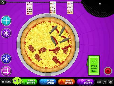 Papa’s pizzeria HD unlocking olga