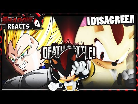 Shadow Reacts To Vegeta VS Shadow (Dragon Ball VS Sonic) | DEATH BATTLE!