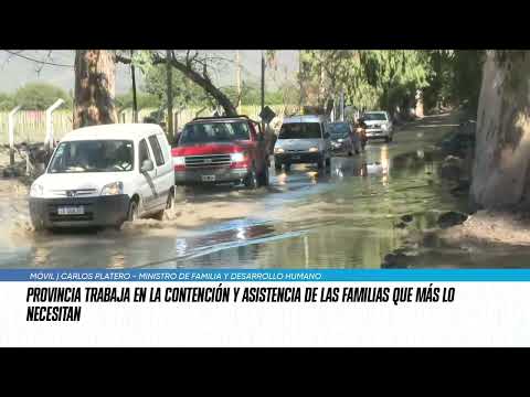 Cómo trabaja el Gobierno de San Juan para asistir a Zonda tras la creciente