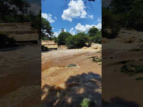 olha como está a cachoeira do jaguari em Extrema mg! #cachoeira #minasgerais #extrema #rio #turismo