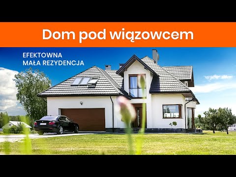 Dom pod wiązowcem – Efektowna mała rezydencja I ARCHON+ Projekty Domów