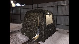 Палатка для бани зимней рыбалки
