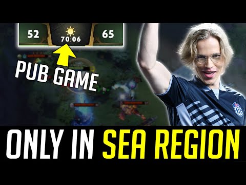 Topson experience the 70 mins game in SEA pubs - NO ONE GIVING UP! DOTA 2