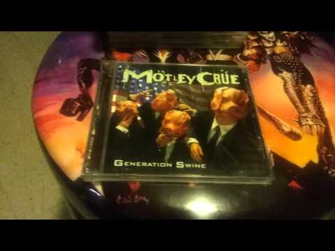 Metal cd , vinyl, DVDs collection (motley crue)