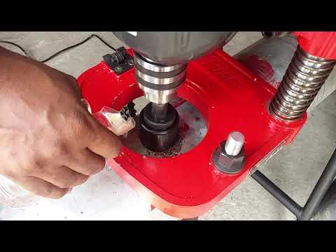 TWK IIIA Hole Saw Machine demo