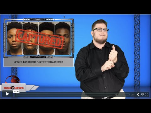 Update: Dangerous fugitive teen arrested (ASL - 12.13.19)