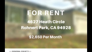 preview picture of video '4627 Heath Circle, Rohnert Park, CA 94928         (Property Management)'