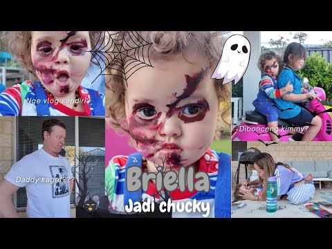 BRIELLA BECOMES CHUCKY, GUYSSS, IS DADDY SHOCKED??? IS IT AWESOME???😁