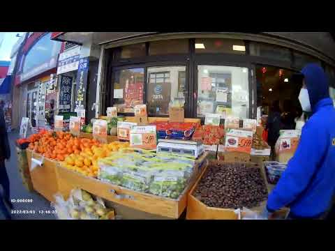 Walk on Main Street, Flushing, Queens - The Chinatown of Queens - March 03 2022