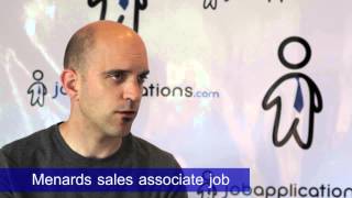 Menards Interview - Sales Associate