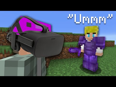 Joining RANDOM People's Minecraft Servers in VR