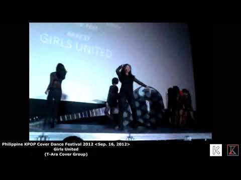 Girls United (T-Ara cover group) on Philippine KPOP Cover Dance Festival 2012