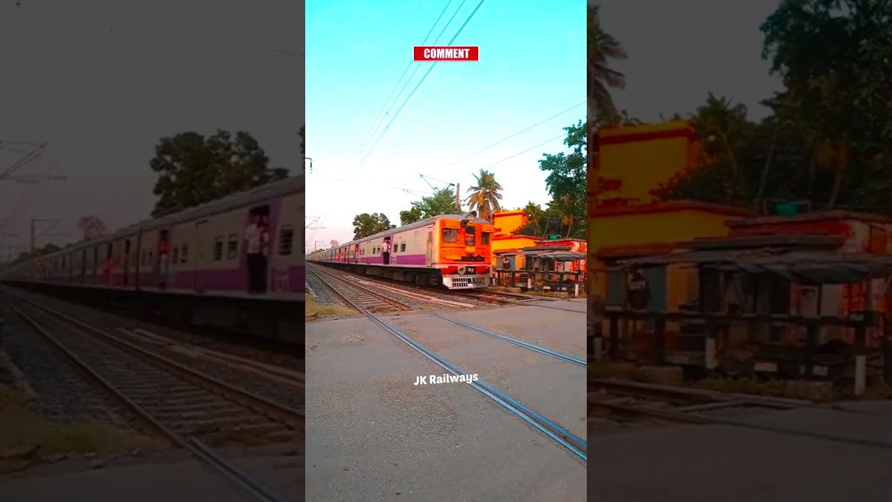 Bangoan Local Furiously Speedy Honking 🚸#shorts #indianrailways #railway #locopilot @Indianlifelines