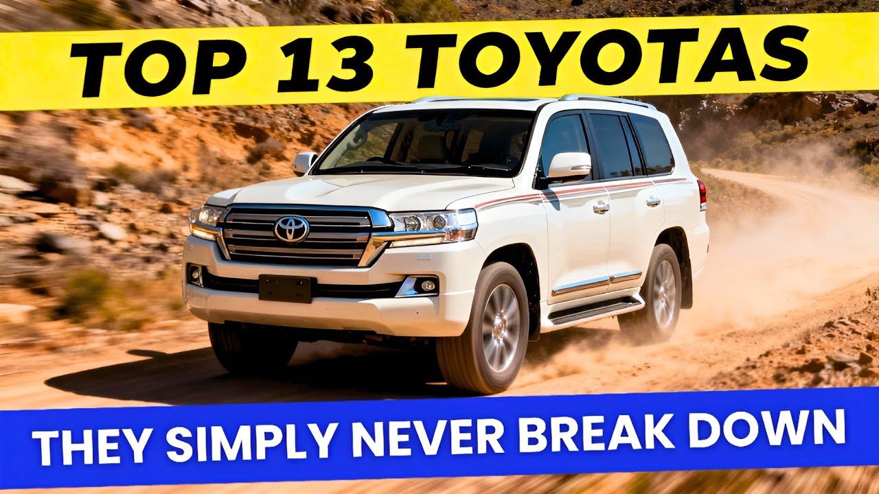 Top 13 Toyotas That Simply Never Break Down (Most Reliable Year and Models)