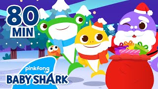 🎅Santa Shark is Coming to Town | +Compilation | Baby Shark Christmas | Baby Shark Official
