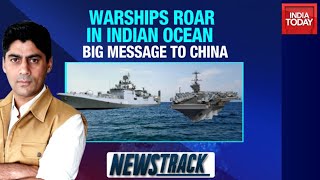 India Conducts Naval Exercise With World Largest Warship USS Nimitz In Indian Ocean | DOWNLOAD THIS VIDEO IN MP3, M4A, WEBM, MP4, 3GP ETC