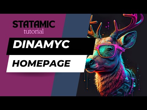 12 Dinamyc HomePage Laravel Statamic Tutorial