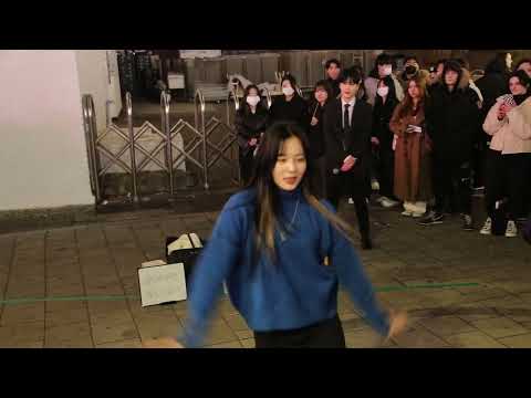 JHKTV] kagawa(Japan)&hyo jin hongdae k pop dance ANTIFRAGILE(LE SSERAFIM)카가와유 &김효진 홍대케이팝 안티프레즐
