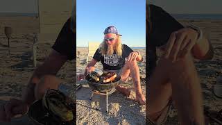 Barbecuing with Kevin LiT off the grid in Bombay Beach on the Salton Sea
