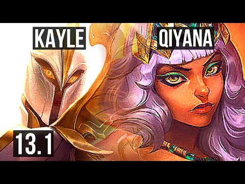KAYLE vs QIYANA (MID) | 3.2M mastery, 400+ games | EUW Master | 13.1