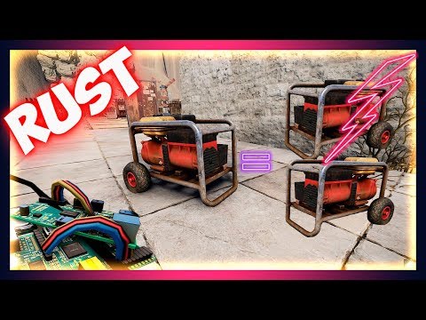 RUST - улучшаем топливный генератор. Электрическая схема в раст
