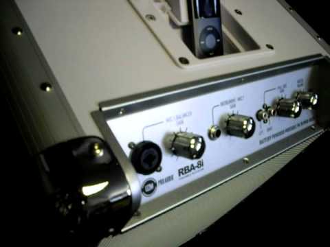 Live Demo Leem RBA-8i Ipod Battery or Mains Portable PA by Ideal-Instruments Mansfield
