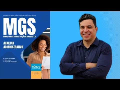 Apostila Concurso MGS MG Minas Gerais Administração e Serviços S.A 2025 - Auxiliar Administrativo