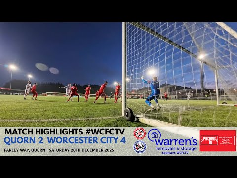 Quorn 2 Worcester City 4 | Pitching In Southern Premier League Central Division