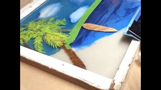 preview picture of video 'Working on my resin ocean scene'
