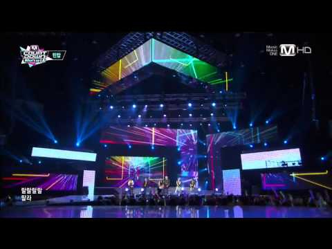 130829 TEEN TOP - Intro + Rocking + Miss Right + To You @ M!Countdown What's Up LA KCON 2013 [720P]
