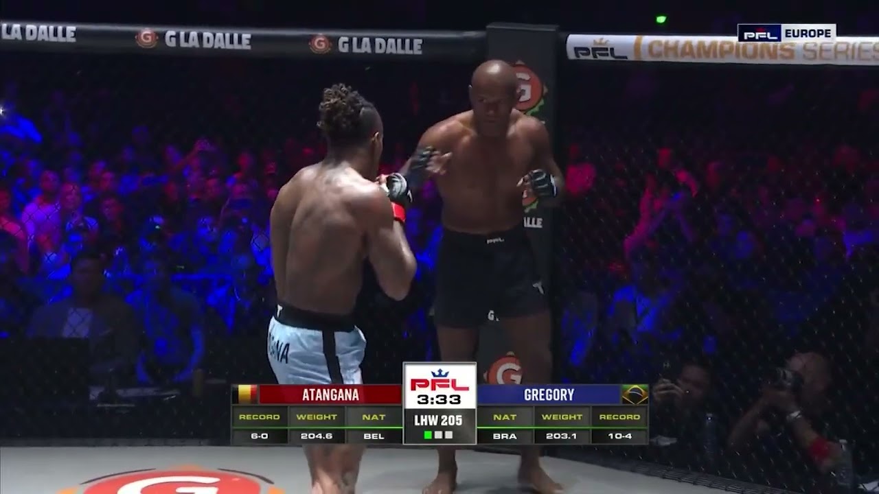 PFL | ¡Atangana NOQUEA en la co-estelar y hasta las RING GIRLS festejan LA victoria!