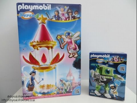 Playmobil Super 4 Musical Flower Tower & C3 Cleano Robot Review