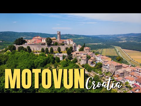Discover the striking beauty of hilltop town of Motovun in Istria, Croatia