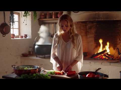 The Maiden and the Firelight 🌾🔥 | Eterna Shores – Cinematic Medieval AI Short